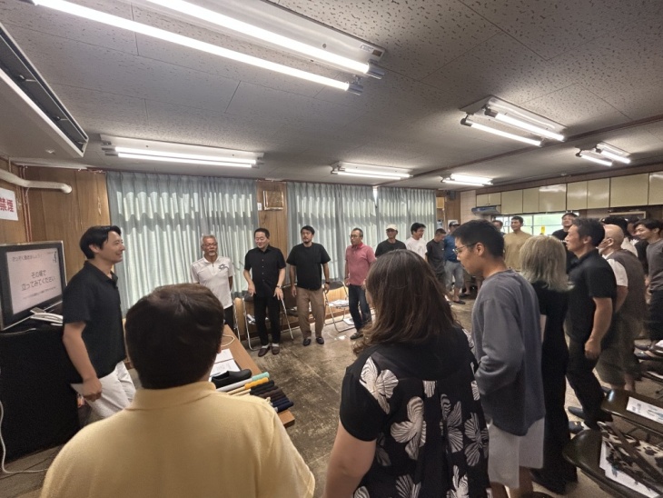 丸橋運送店様での健康経営ウォーキング研修