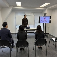 健康経営のウォーキング研修